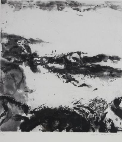 ZAO Wou-Ki (1920-2013)
Sans titre, 1992.
Gravure,...