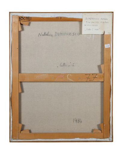Natalia DUMITRESCO (1915-1997)
Lettre I,...