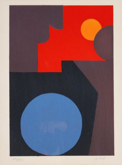 Emile GILIOLI (1911-1977)
Sans titre, 1968
Lithographie,...