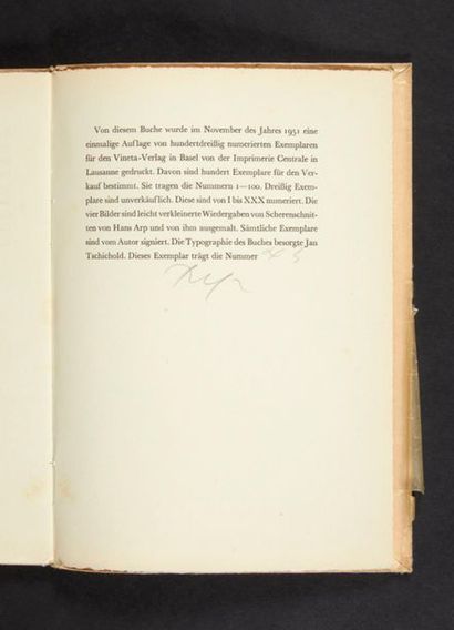 Jean ARP (1886-1966), Auch das ist nur eine...