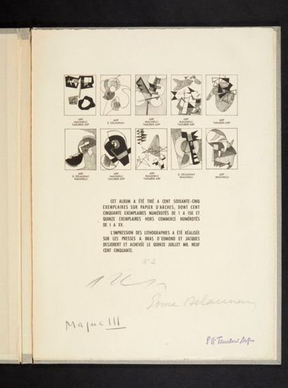 Jean ARP (1886-1966)
Sonia DELAUNAY (1885-1979)...