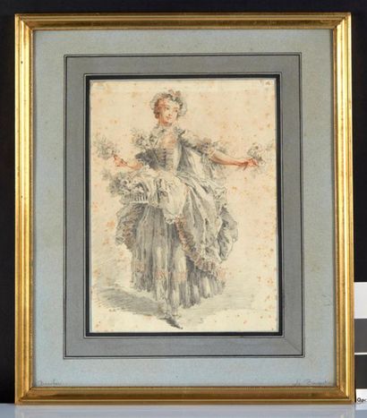D'après François BOUCHER
La bouquetière
Pierre...