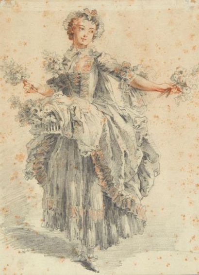 D'après François BOUCHER
La bouquetière
Pierre...