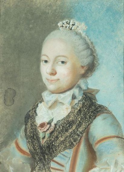 Ecole française du XVIIIème siècle
Portrait...