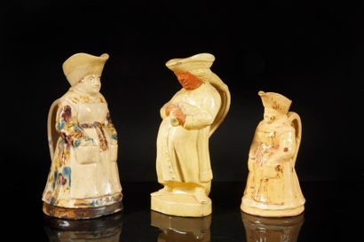 Sarthe
Trois pichets anthropomorphes en terre...