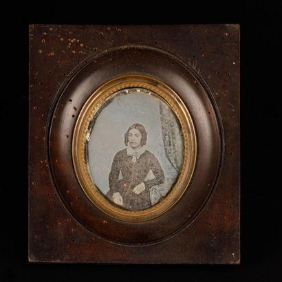 Anonyme, années 1840
Portrait de femme, très...