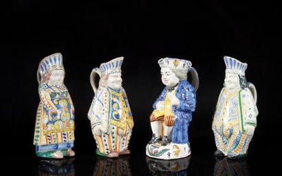 Bretagne
Quatre pichets anthropomorphes en...