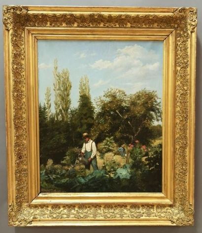 Victor GUILLEMIN (1831-1906)
Deux jardiniers...
