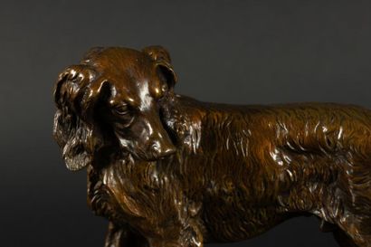 Jules MOIGNIEZ (1835-1894)
Setter
Bronze...