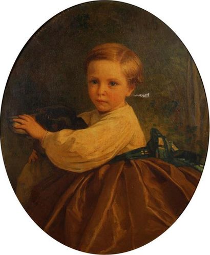 Emmanuel GENTY (1830-1904)
Portrait d'enfant...