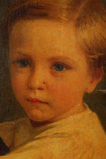 Emmanuel GENTY (1830-1904)
Portrait d'enfant...