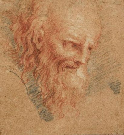 Antoine COYPEL (1661-1722) (attribué à)
Tête...