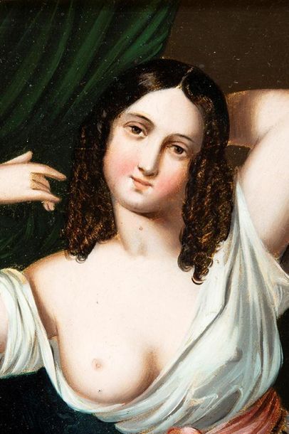 Ecole italienne du XIXème siècle
Jeune fille...