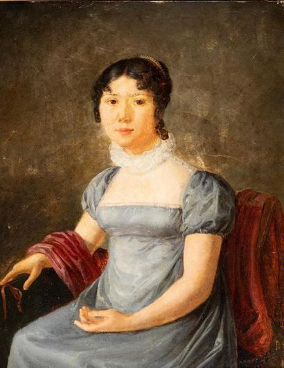 Ecole française vers 1820, suiveur d'Ingres
Jeune...