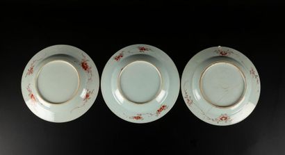 CHINE - COMPAGNIE DES INDES. Série de trois...