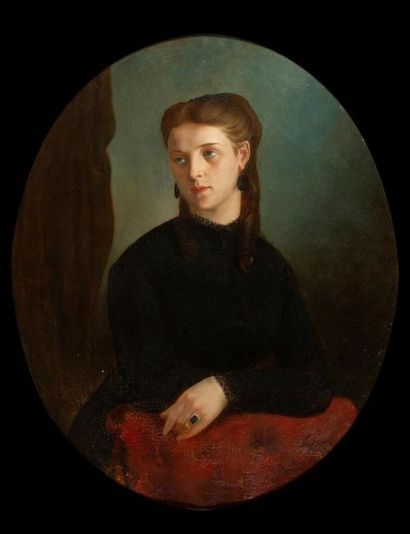 Ecole française du XIXème siècle
Portrait...