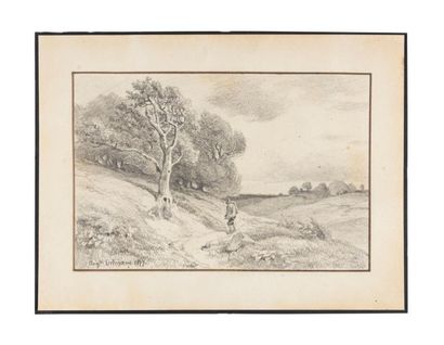 François Auguste ORTMANS (1826-1884)
Arbres...