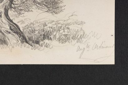 François Auguste ORTMANS (1826-1884)
Arbres...