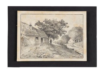François Auguste ORTMANS (1826-1884)
Arbres...