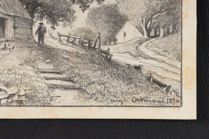 François Auguste ORTMANS (1826-1884)
Arbres...