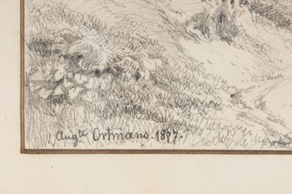 François Auguste ORTMANS (1826-1884)
Arbres...
