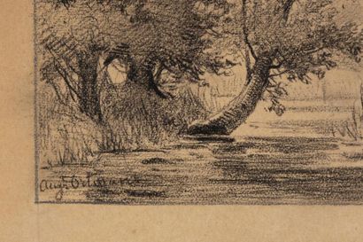 François Auguste ORTMANS (1826-1884)
Arbres...