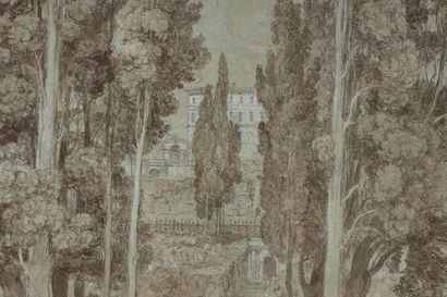 Didier BOGUET (1755-1839) 
Le jardin de la...