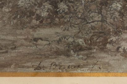 Didier BOGUET (1755-1839) 
Le jardin de la...