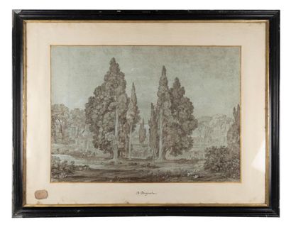 Didier BOGUET (1755-1839) 
Le jardin de la...