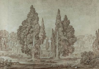 Didier BOGUET (1755-1839) 
Le jardin de la...