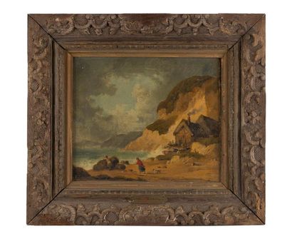 Français vers 1800, entourage d'Hubert Robert
Famille...