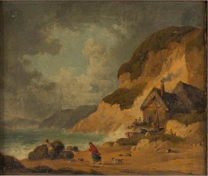 Français vers 1800, entourage d'Hubert Robert
Famille...