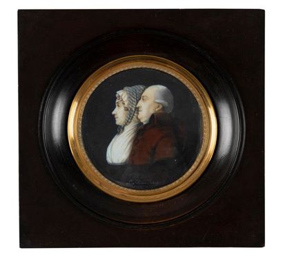 Louis SCHIRMER (c.1779-1831)
Double portrait...