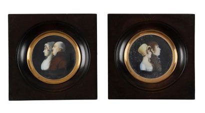 Louis SCHIRMER (c.1779-1831)
Double portrait...