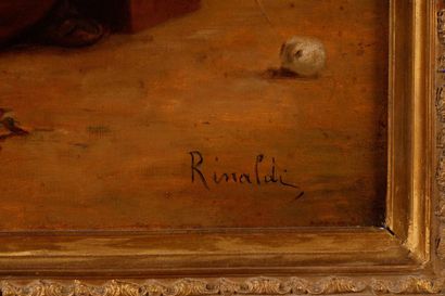 RINALDI* Ecole italienne du XIXème siècle
Scène...