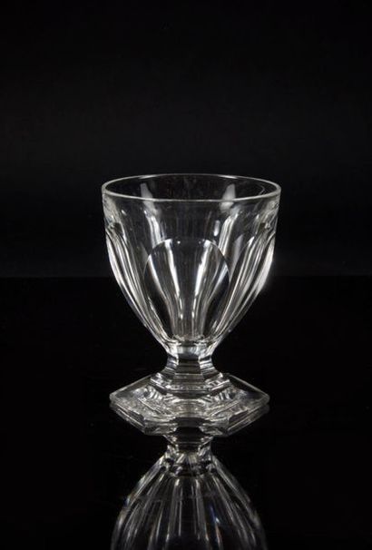 BACCARAT. Service de verres en cristal, modèle...