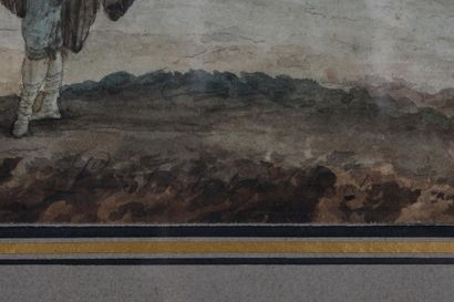 Abraham-Louis DUCROS (1748-1810)
Vue du temple...
