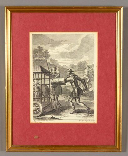 John VANDERBANK (1694-1739), d'après
Scènes...