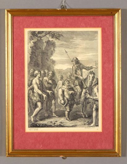 John VANDERBANK (1694-1739), d'après
Scènes...