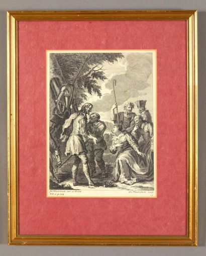John VANDERBANK (1694-1739), d'après
Scènes...