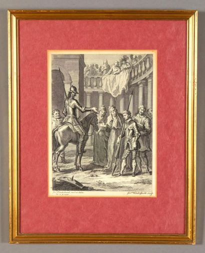 John VANDERBANK (1694-1739), d'après
Scènes...