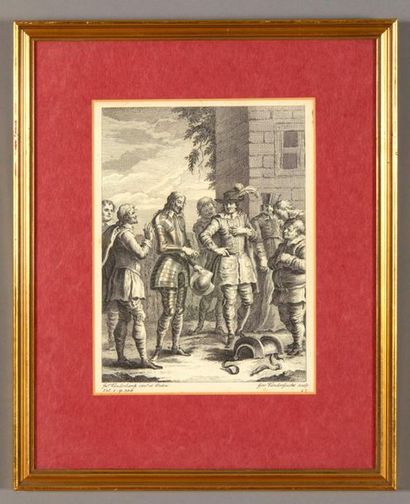 John VANDERBANK (1694-1739), d'après
Scènes...