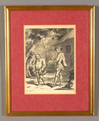John VANDERBANK (1694-1739), d'après
Scènes...