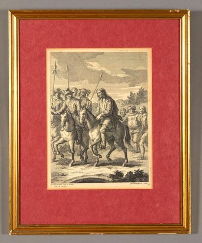 John VANDERBANK (1694-1739), d'après
Scènes...