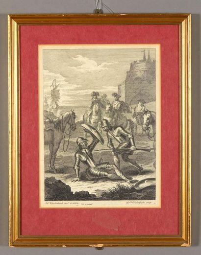 John VANDERBANK (1694-1739), d'après
Scènes...