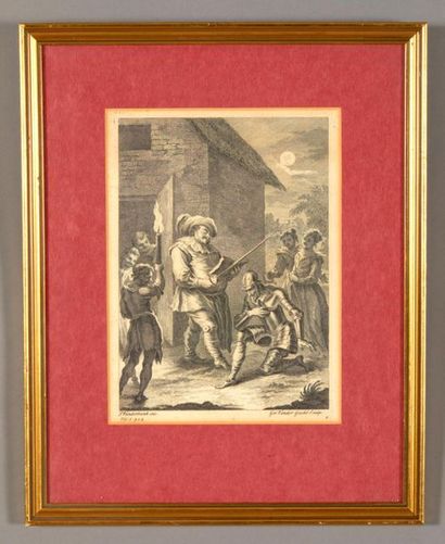 John VANDERBANK (1694-1739), d'après
Scènes...