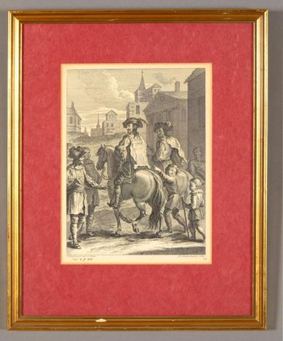 John VANDERBANK (1694-1739), d'après
Scènes...