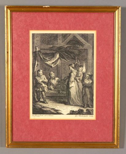 John VANDERBANK (1694-1739), d'après
Scènes...