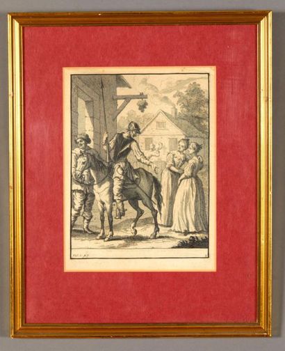 John VANDERBANK (1694-1739), d'après
Scènes...