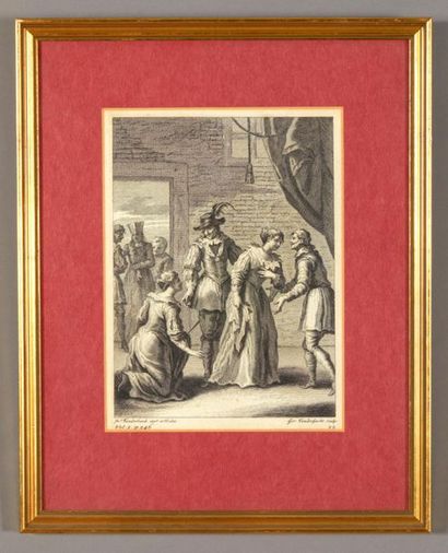 John VANDERBANK (1694-1739), d'après
Scènes...